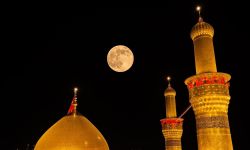 بالصور: ظاهرة القمر العملاق الأكبر تدخل أجواء مدينة كربلاء المقدسة.